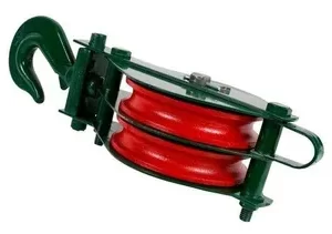 Gancho para soga con polea