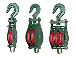 Gancho para soga con polea