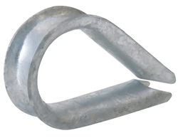 Guardacabo galvanizado para cable