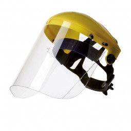 Visor con pantalla transparente